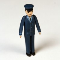 Railway worker miniature