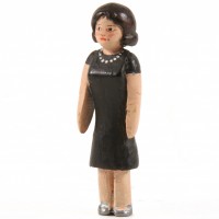 Female passenger miniature figure