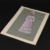 Matilda Crawley (Barbara Couper) costume design artwork