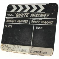 Production used clapperboard