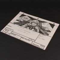 Brian Johnson personal storyboard - Luke in speeder