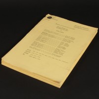 Production used script - To Honour and Obey