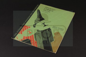 1933 Grauman's Chinese Theatre premiere programme