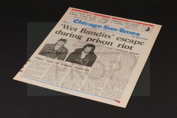 'Wet Bandits Escape' Chicago Sun-Times newspaper 