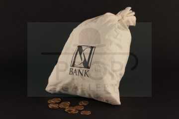 Bank bag & coins