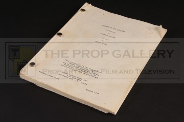 Early third draft production used script