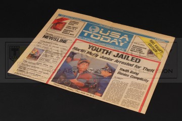 USA Today newspaper - Youth Jailed