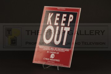 Cybus Industries sign - Rise of the Cybermen