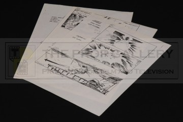 Production used storyboards - Sail Barge