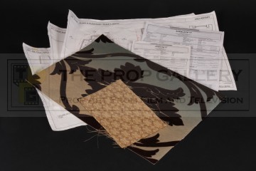 Production used paperwork & samples