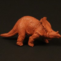 Jim Danforth Chasmosaurus concept sculpt