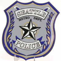 Seattle Police magnetic car emblem 