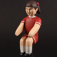 Large scale girl miniature figure