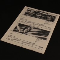 Production used storyboard sequence - Atreyu & Morla