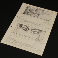Production used storyboard sequence - Sphinx Gate