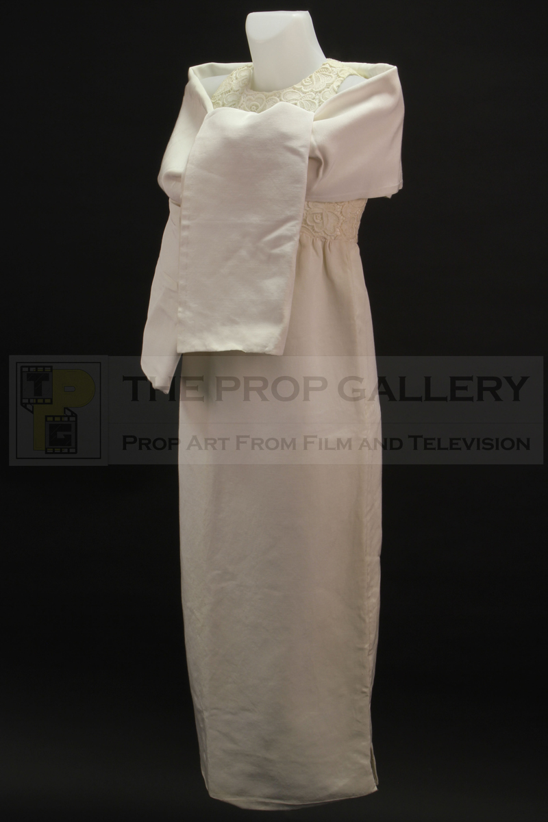 Original evening gown worn on screen by Diana Rigg as Emma Peel in The Avengers