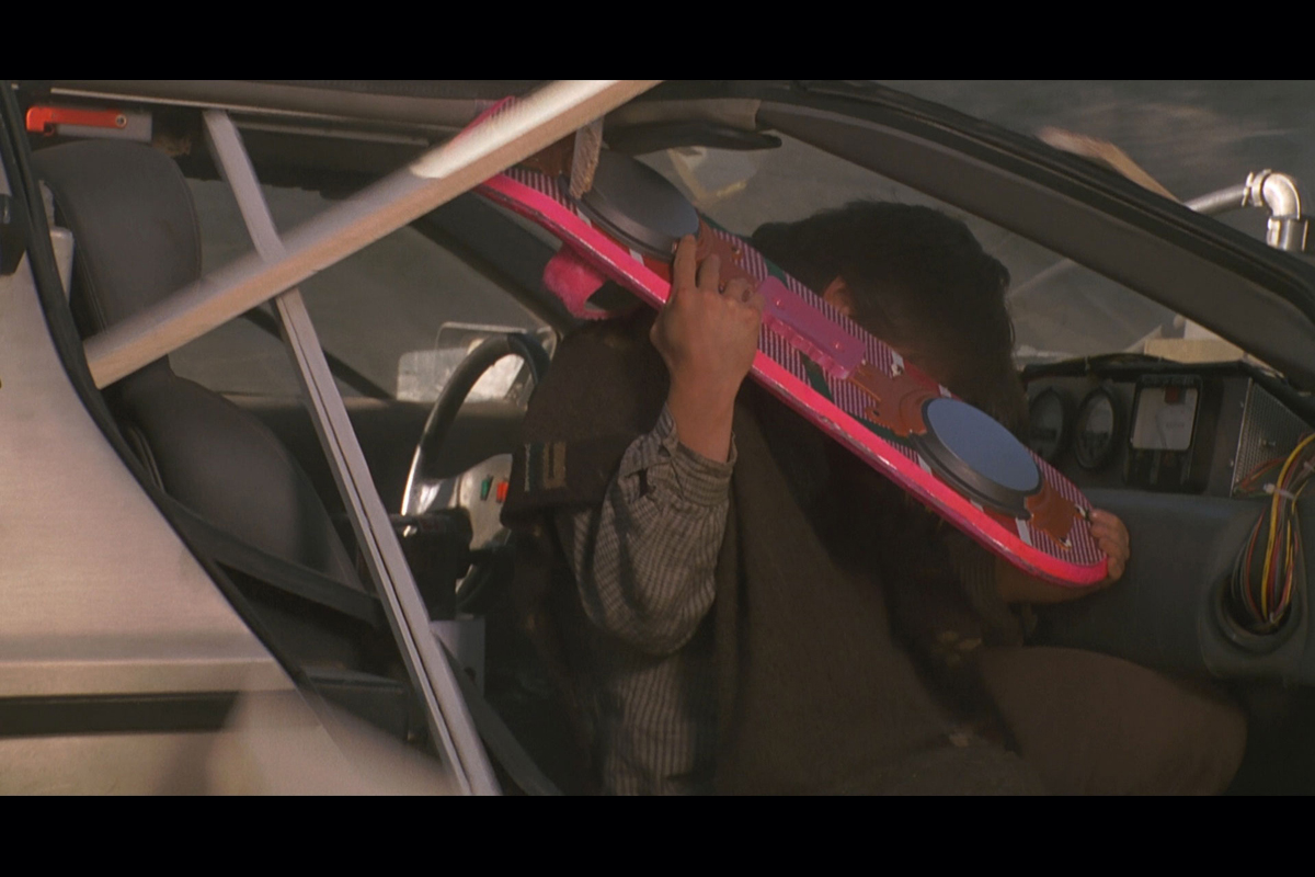 On screen in Back to the Future Part III