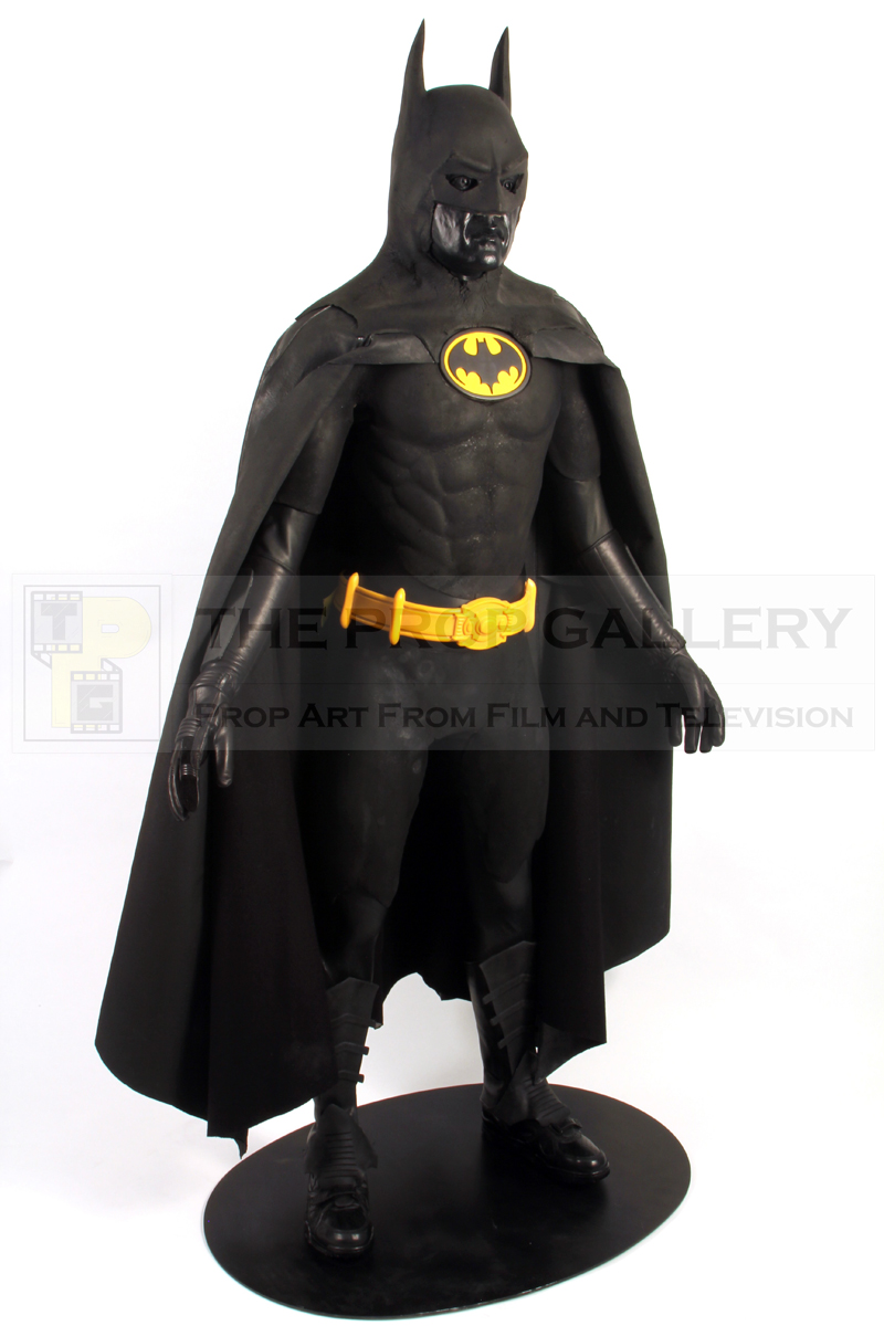 Original Batsuit worn by Michael Keaton in Tim Burton's Batman (1989)