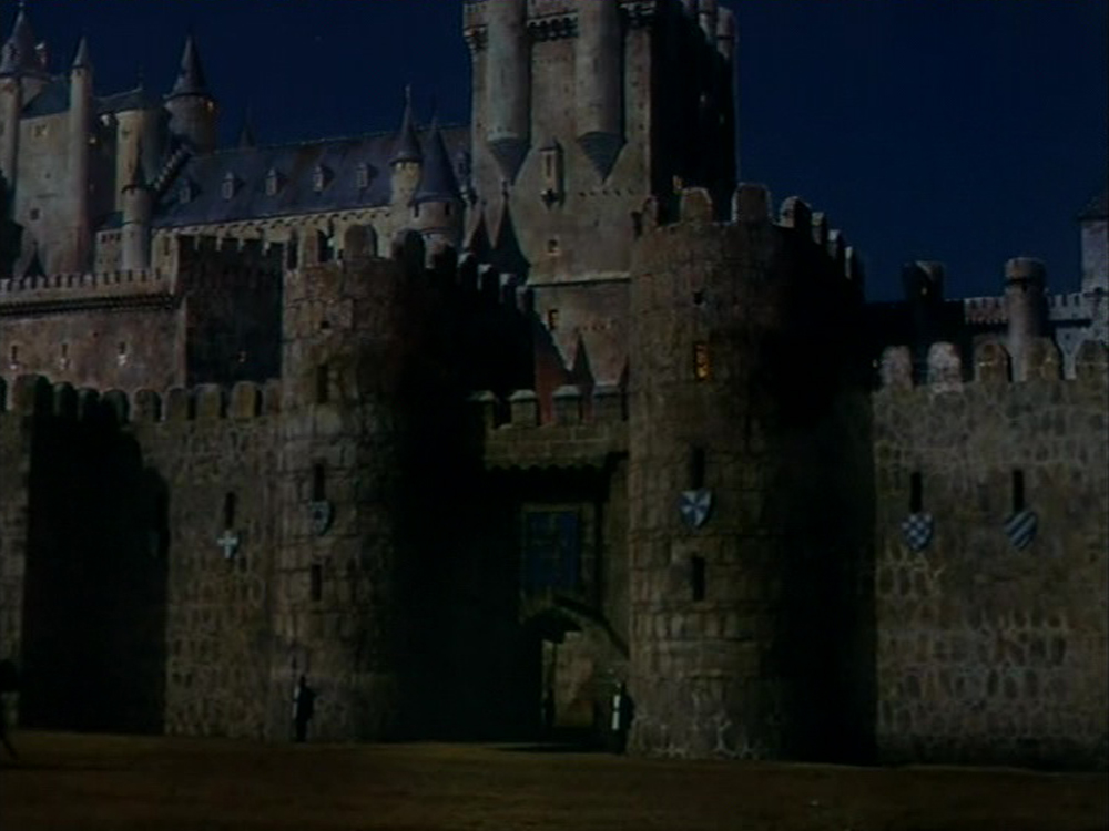 Matte painting from The Black Knight (1954)