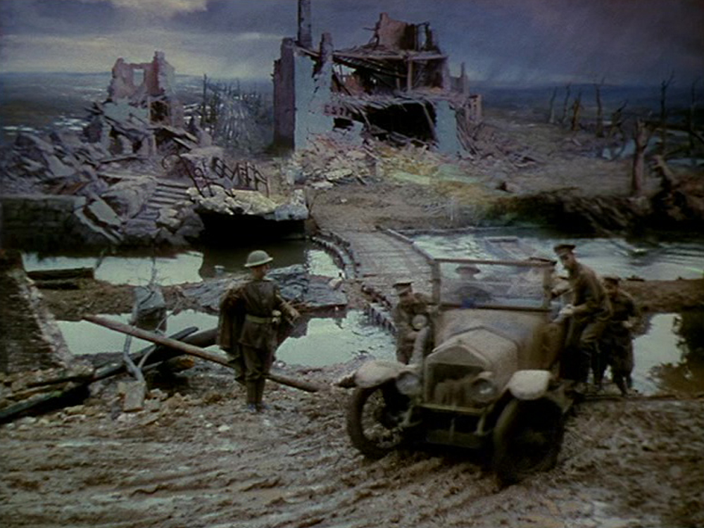 Walter Percy Day matte painting for The Life and Death of Colonel Blimp (1943)