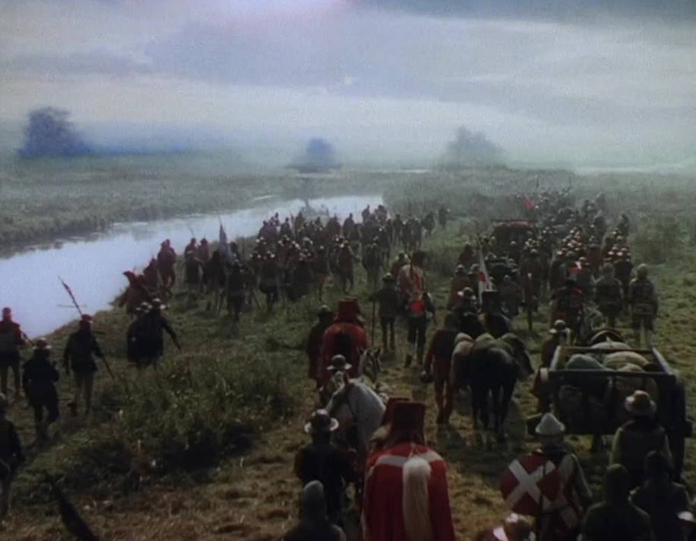 Walter Percy Day matte painting from Henry V (1944)