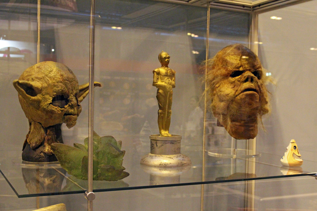 The Prop Gallery exhibit original artefacts from Star Wars The Empire Strikes Back, Superman and The Nighmare Before Christmas.
