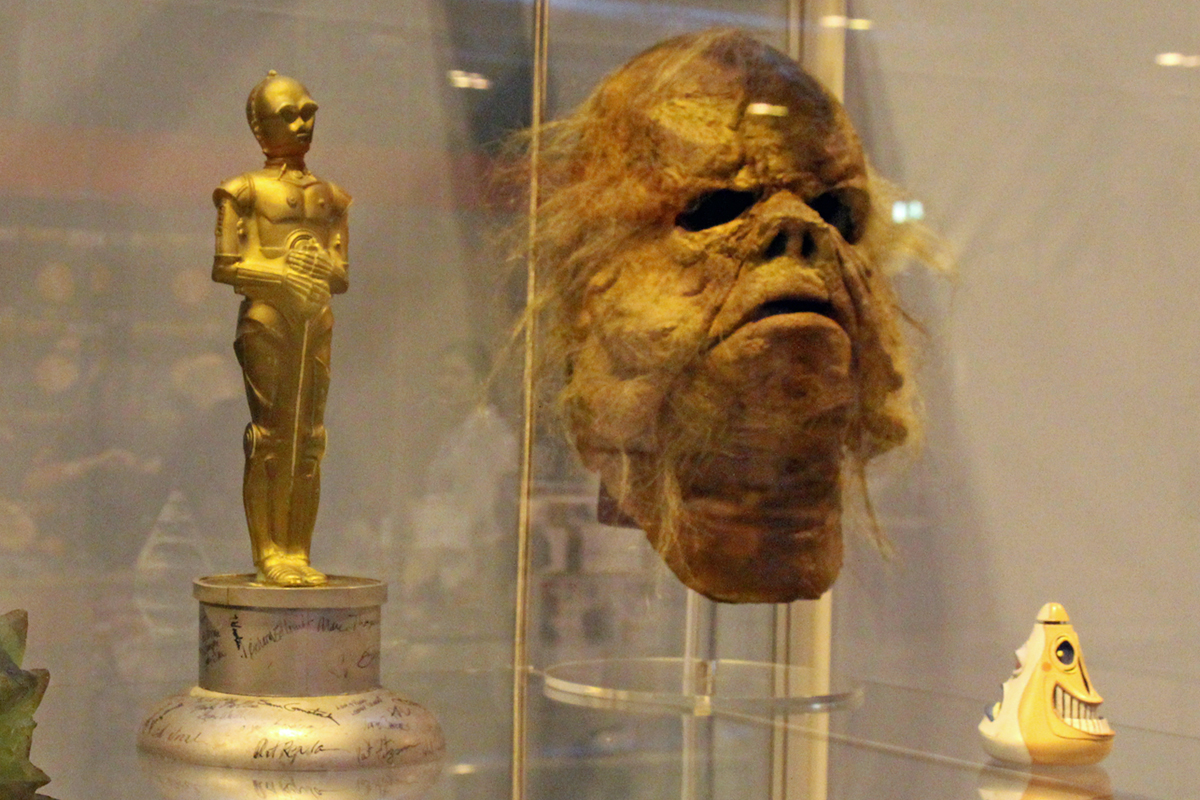 The Prop Gallery exhibit original artefacts from Star Wars The Empire Strikes Back and The Nighmare Before Christmas.