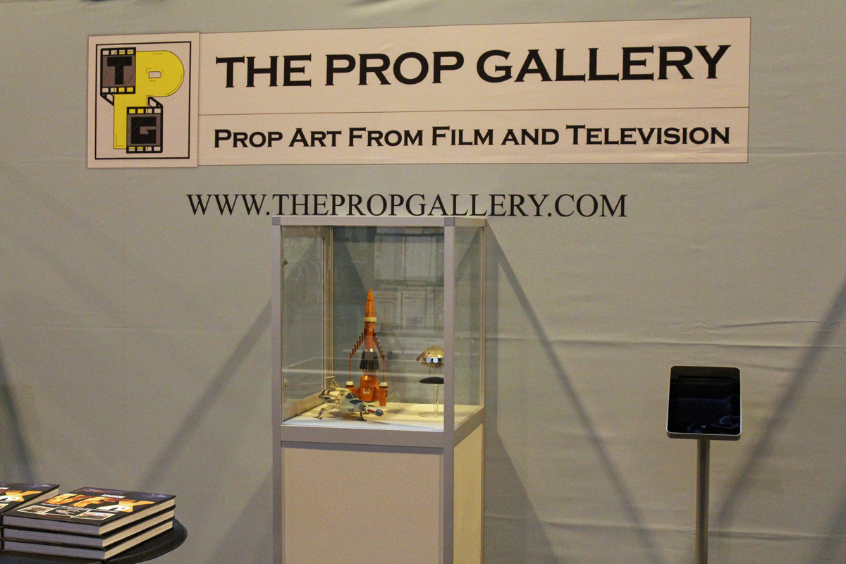 The Prop Gallery exhibit original props at the 2014 MCM Birmingham Comic Con.