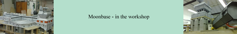 Moon (2009) behind the scenes - Moonbase in the workshop