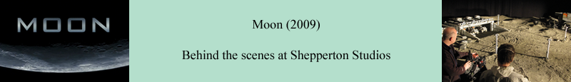 Moon (2009) behind the scenes at Shepperton Studios