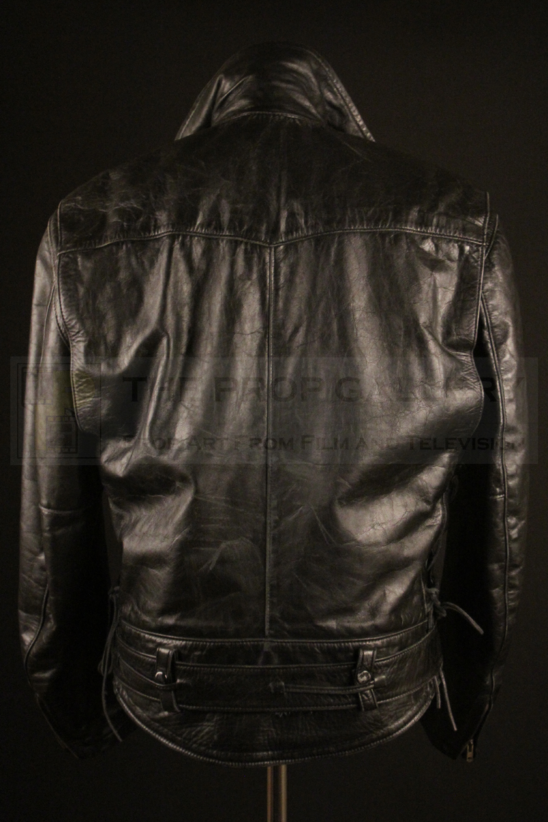 Original jacket worn on screen by Arnold Schwarzenegger as The Terminator