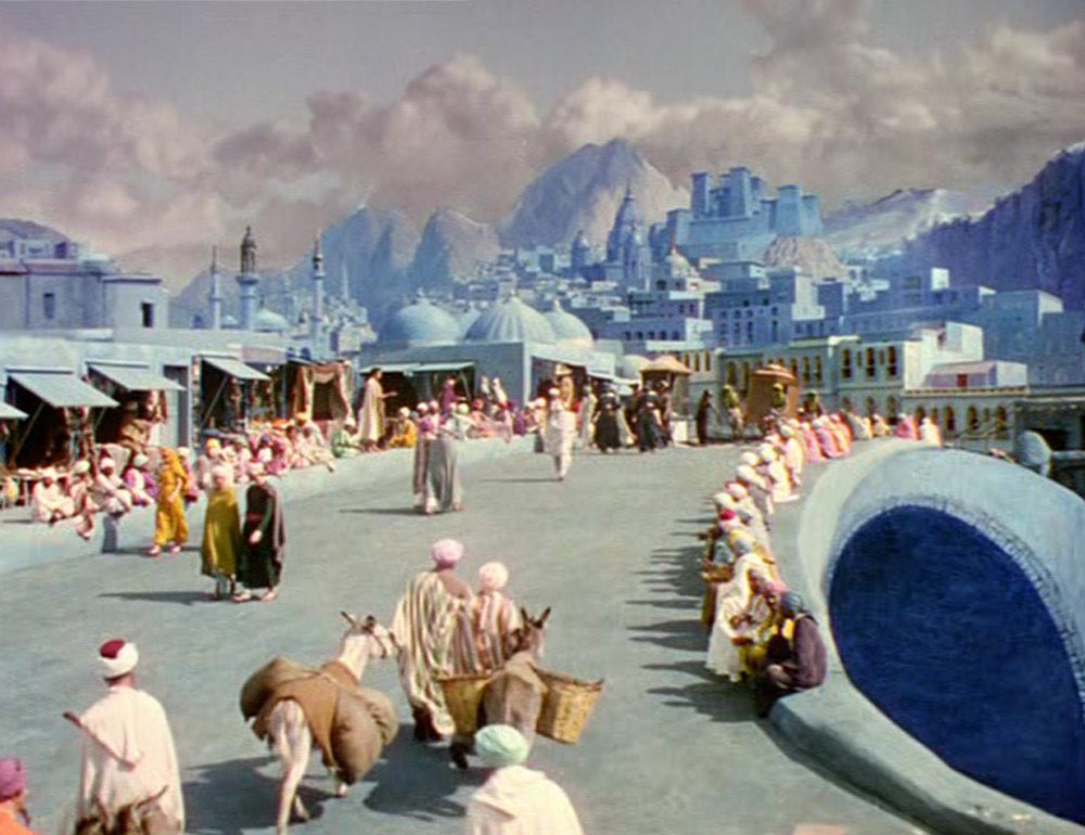 Walter Percy Day and co paint mattes for The Thief of Bagdad (1940)