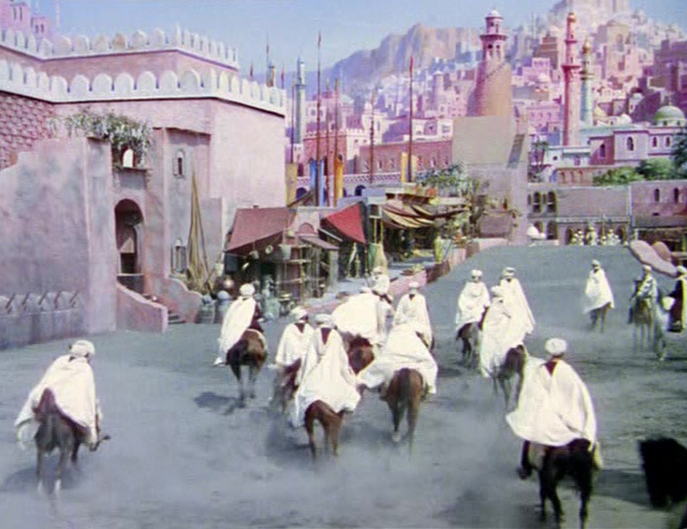 Walter Percy Day and co paint mattes for The Thief of Bagdad (1940)