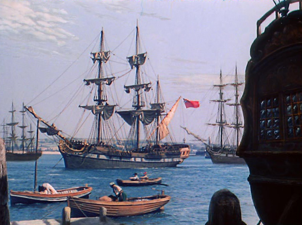 Peter Ellenshaw mate painting for Treasure Island (1950)