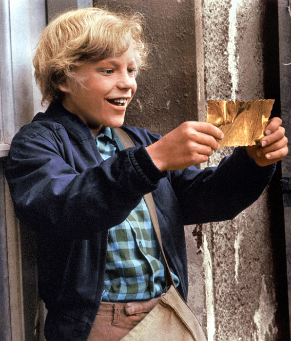 Charlie finds the Golden Ticket