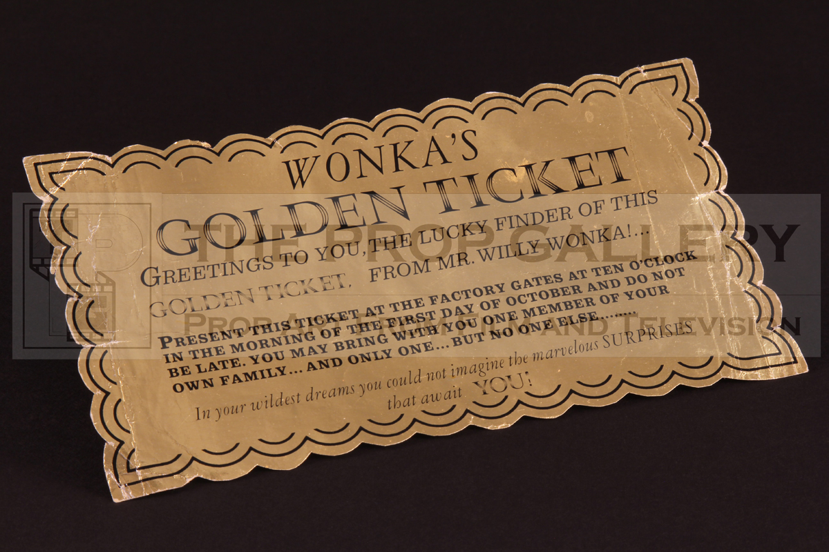 Wonka bar and Golden Ticket fetch £15,000 at auction