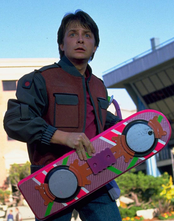 Michael J. Fox as Marty McFly in Back to the Future Part II