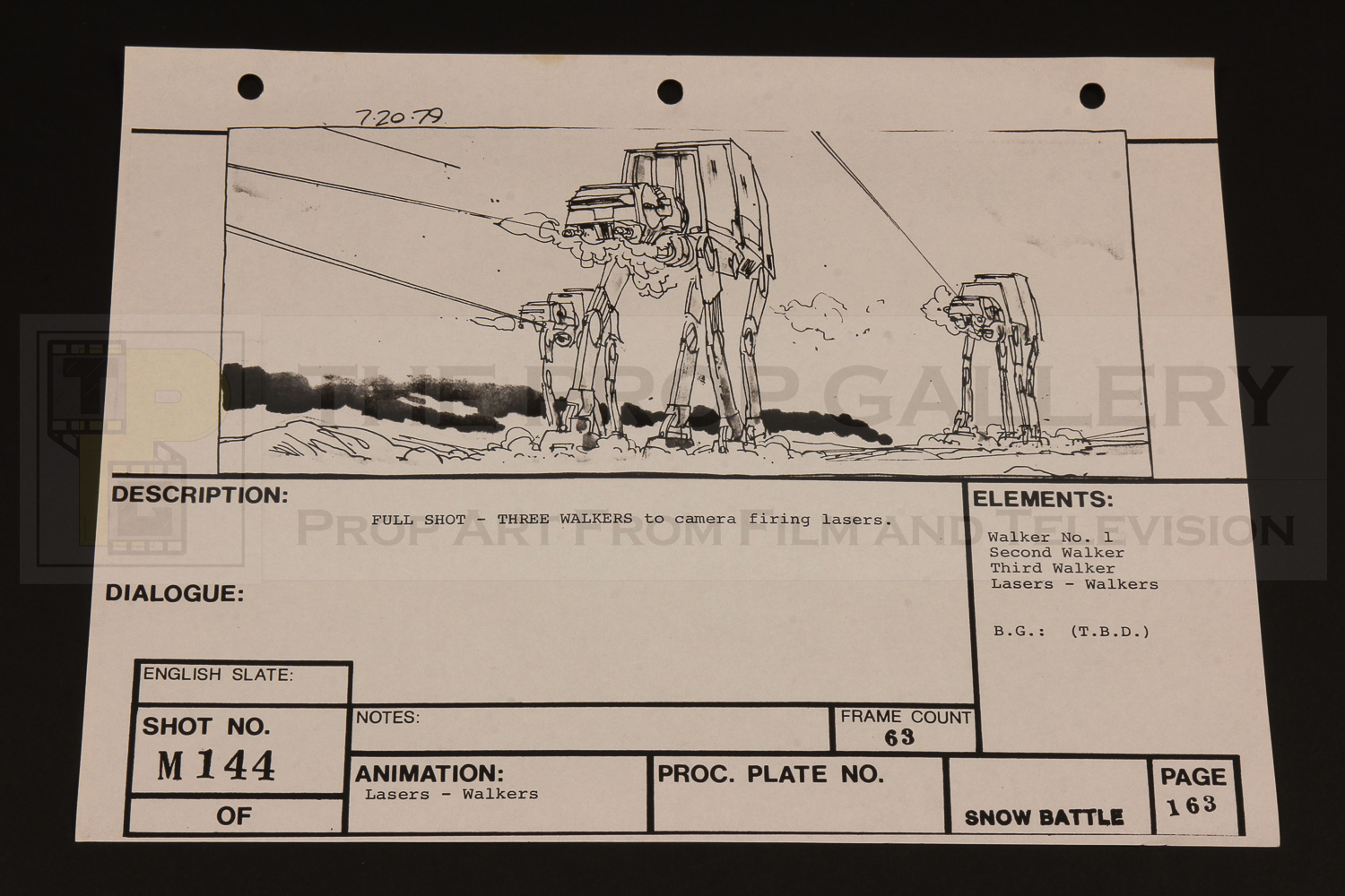 From script to screen - storyboarding the motion picture.