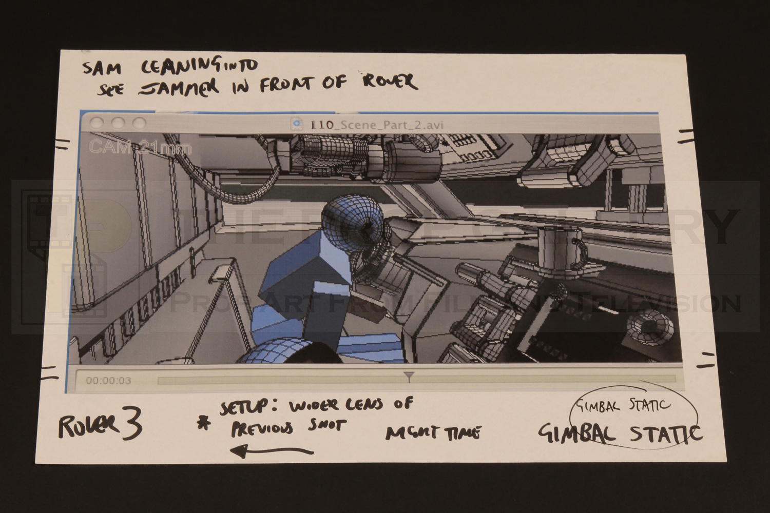 From script to screen - storyboarding the motion picture.